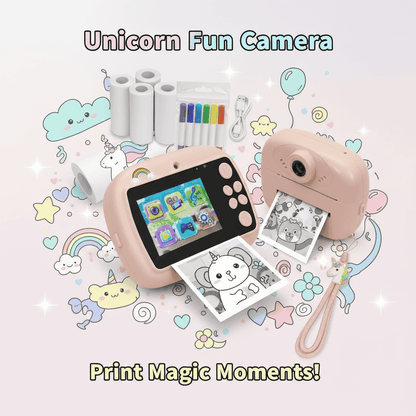 Mini Camera Printer – Instant Digital Camera & Printer for Kids