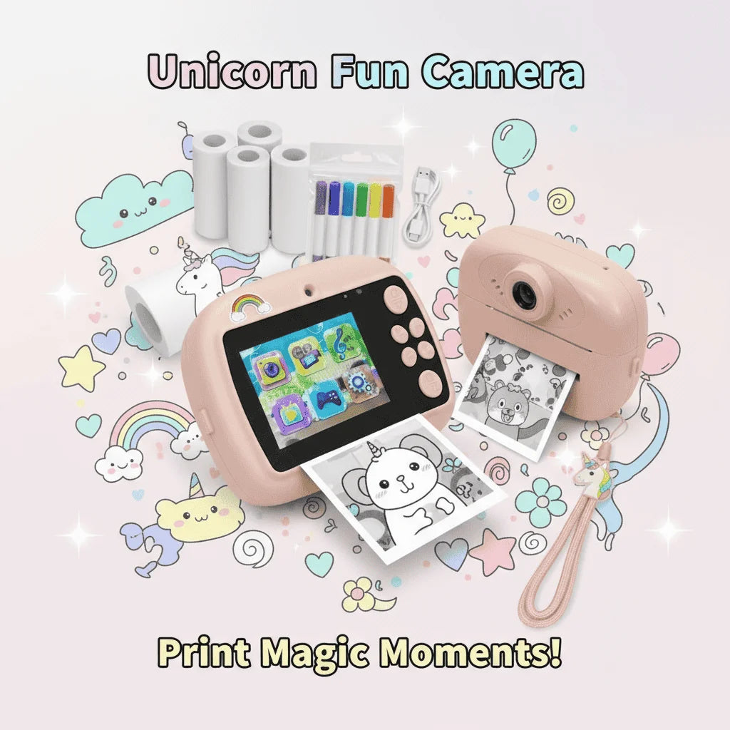 Instant Digital Print Camera For Kids