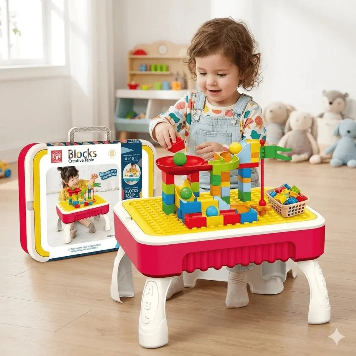 2-in-1 Multi-functional Blocks Creative Table