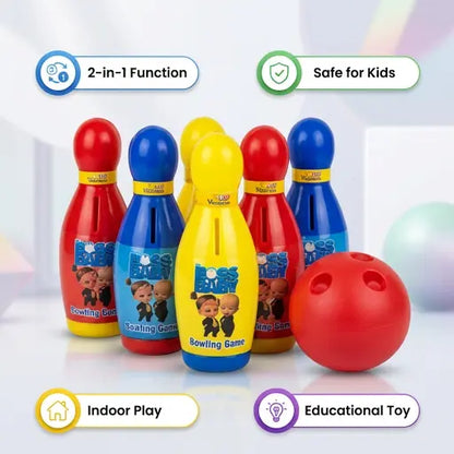 Baby Bowling Game 2-in-1 Educational Toy Set