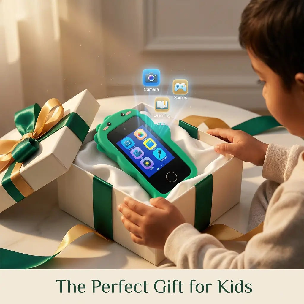 Kids Dinosaur Smart Touch Phone – Educational Camera & Learning Toy for Kids