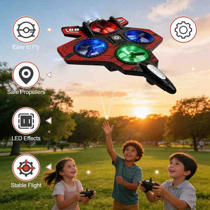 Speedy Fighter Drone - 2.4G Stunt & Hover Quadcopter for Kids