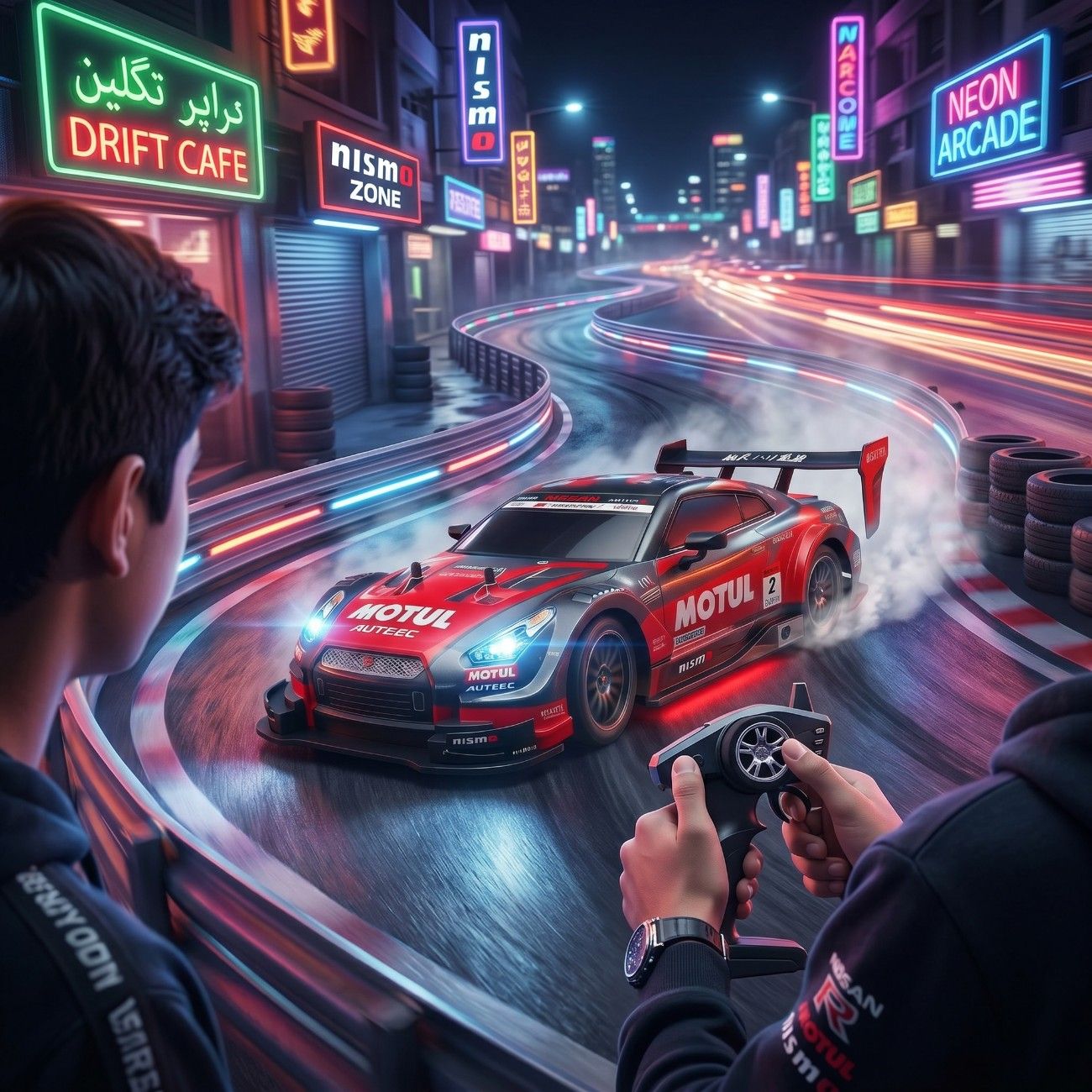 1:16 Nissan Nismo GT-R High-Speed Drift RC Racing Car