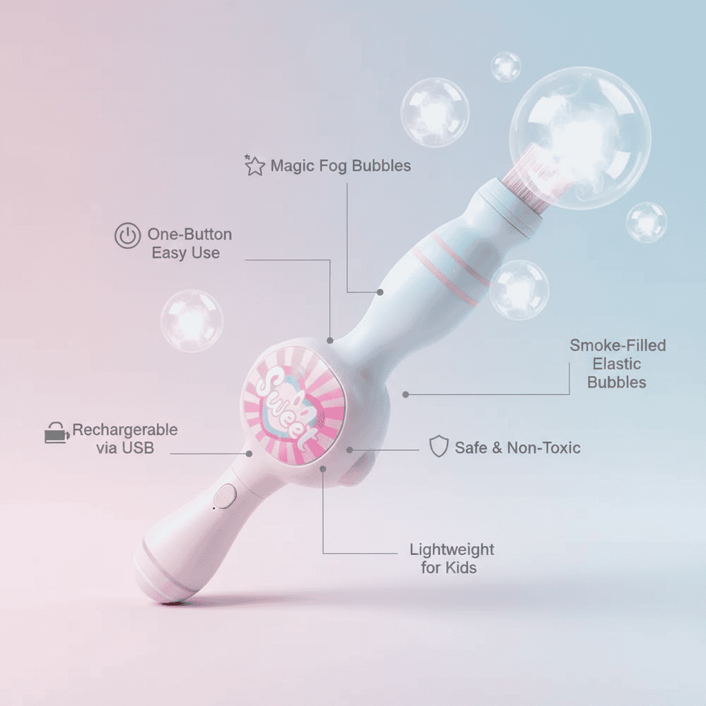 Fog Bubble Machine for Kids