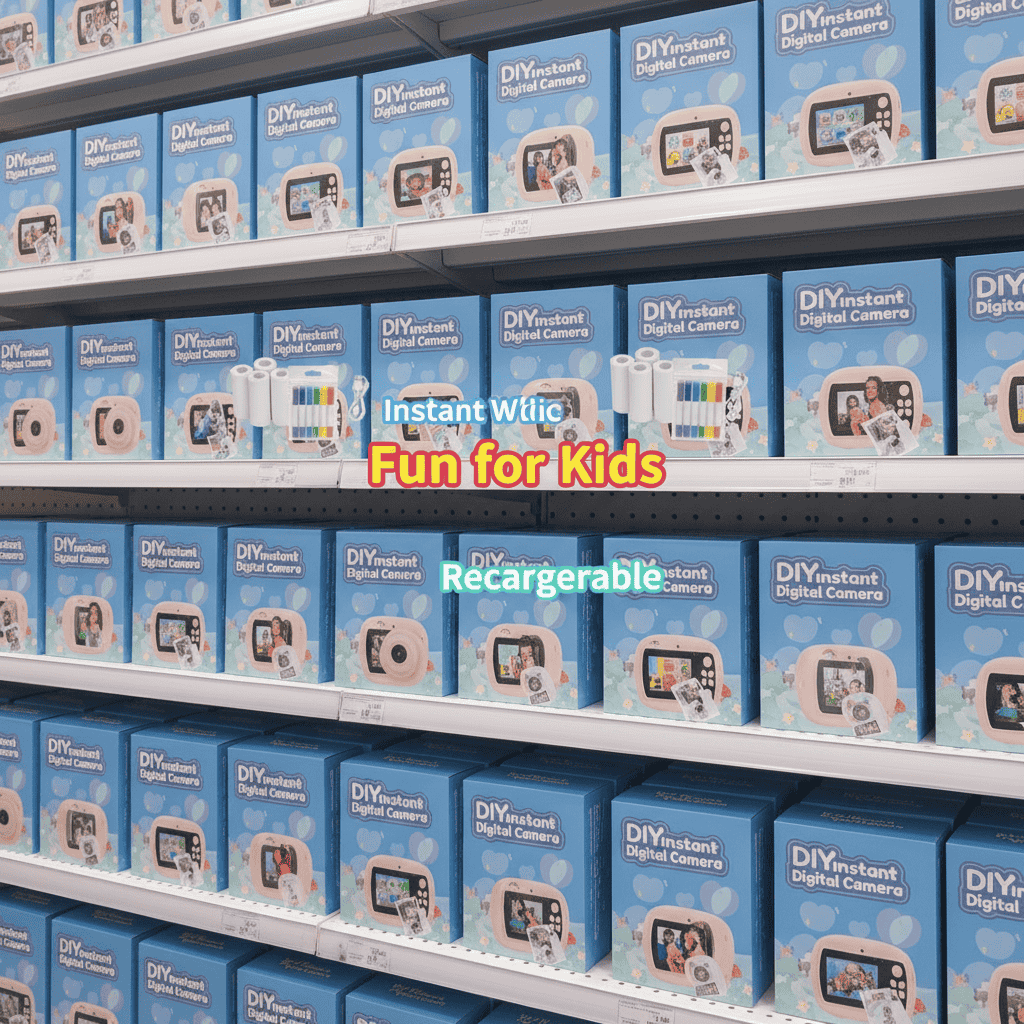 Mini Camera Printer – Instant Digital Camera & Printer for Kids