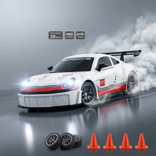1:24 Scale 4WD RC Drift Car – 2.4GHz High-Speed Remote Control Racer