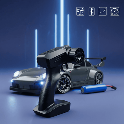 1.24 Scale High-Speed Porsche 4WD RC Drift Car 20KMH