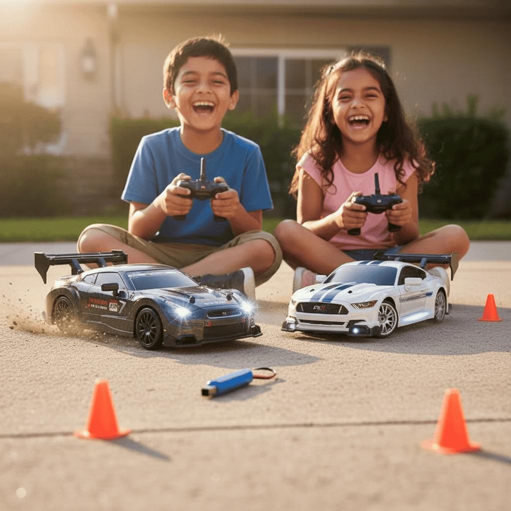 1.24 Scale High-Speed 4WD RC Drift Car 20KMH