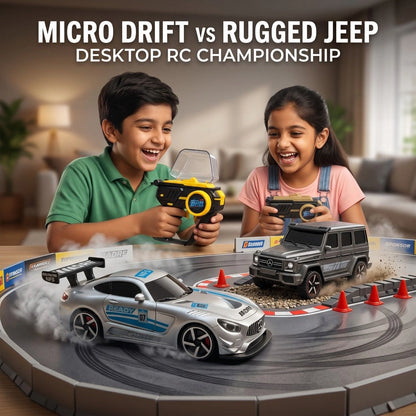 1:64 Micro Drift RC Car – 4WD Mini Desktop Drift Car with App & Remote Control