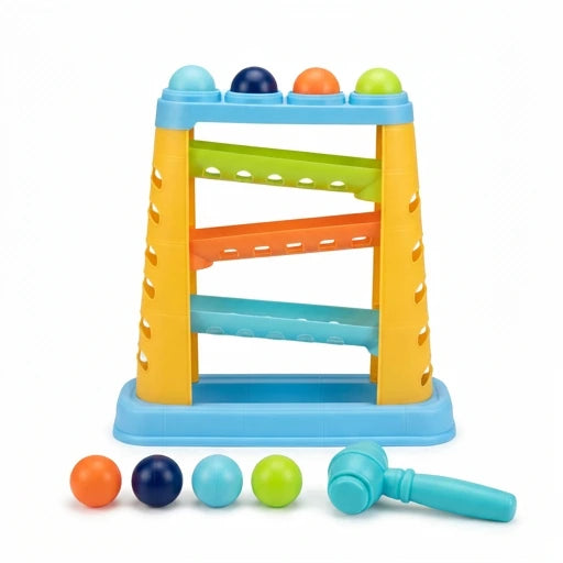 Knock Ball Hammer Toy | Hand-Eye Coordination Activity Toy