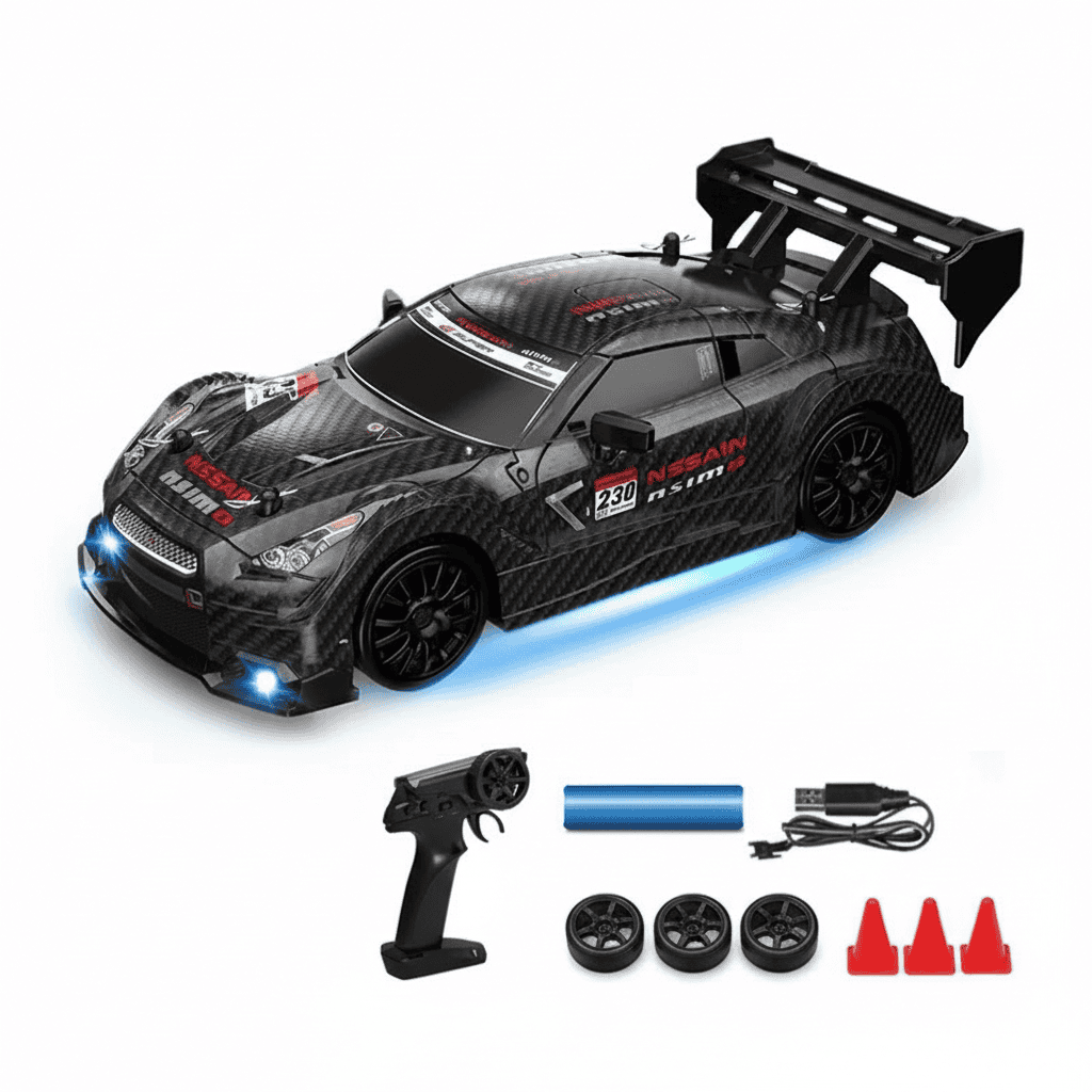 1.24 Scale High-Speed 4WD RC Drift Car 20KMH