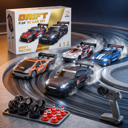 1.24 Scale High-Speed 4WD RC Drift Car 20KMH