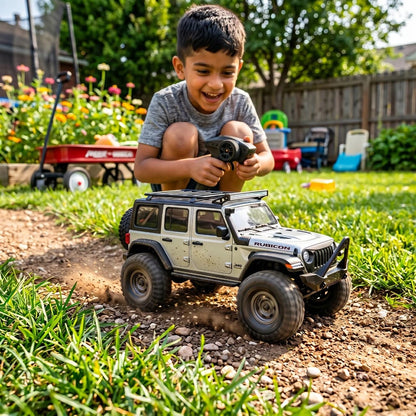 1:16 4WD RC Jeep Wrangler Rubicon Off-Road Remote Control Car