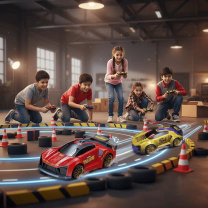 Toy Infrared Laser Gun & Remote Control Car | Car Shooting Game