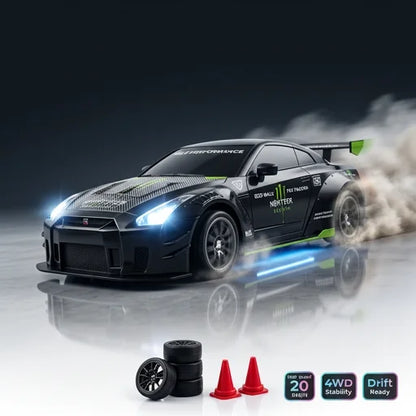 1:24 Scale 4WD RC Drift Car – 2.4GHz High-Speed Remote Control Racer