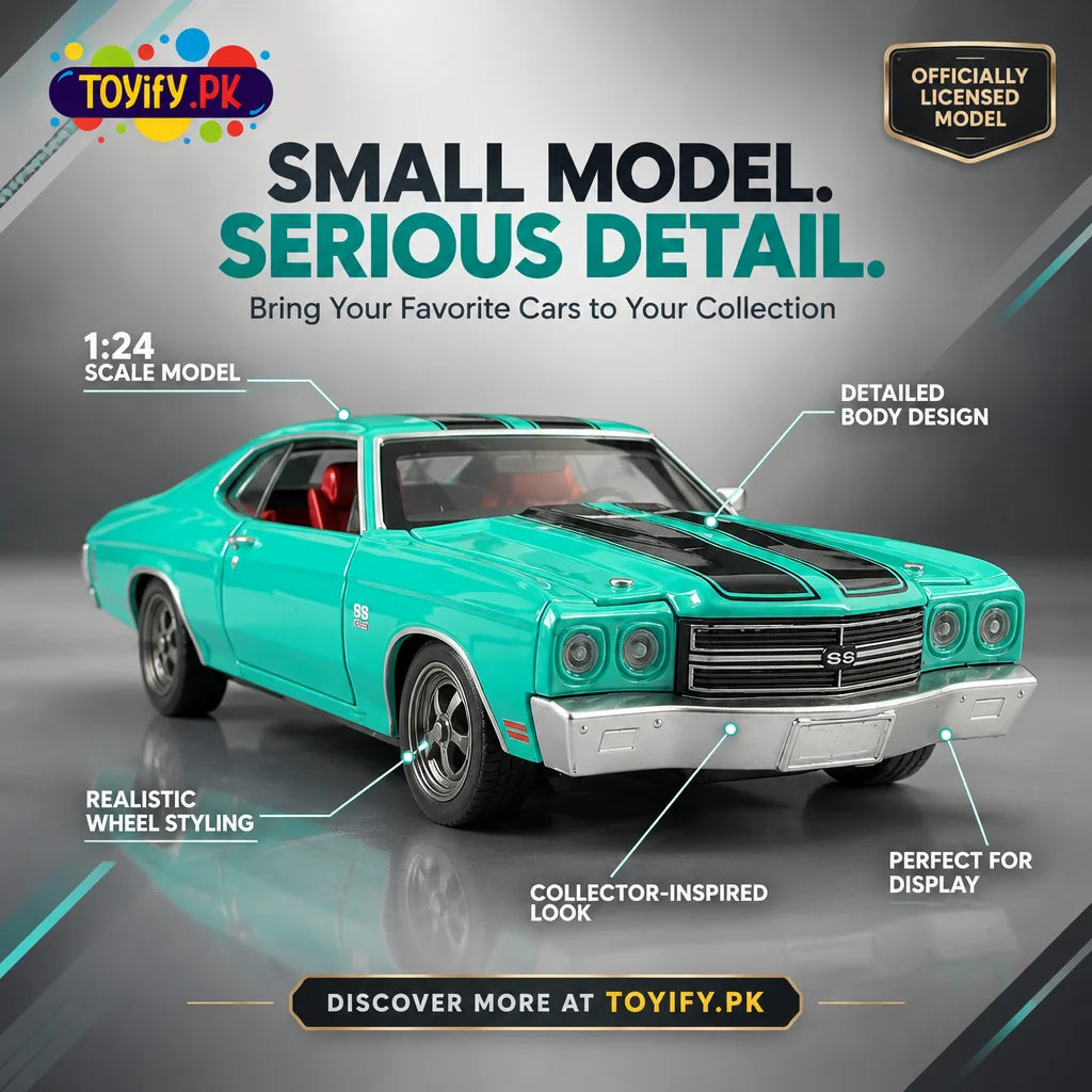 1:24 Diecast 1970 Chevrolet Chevelle Model Car
