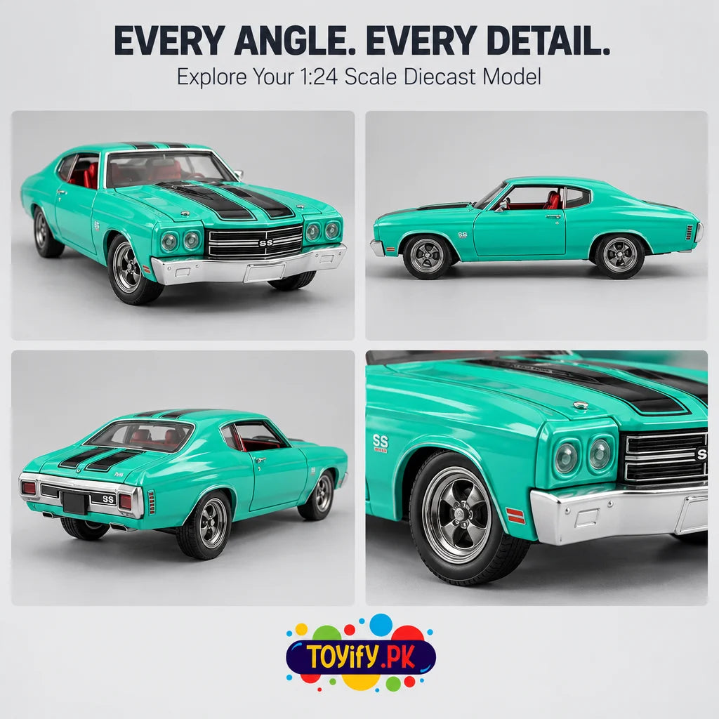 1:24 Diecast 1970 Chevrolet Chevelle Model Car