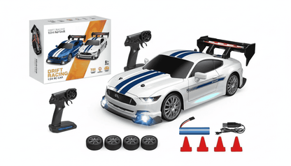 1.24 Scale High-Speed 4WD RC Drift Car 20KMH