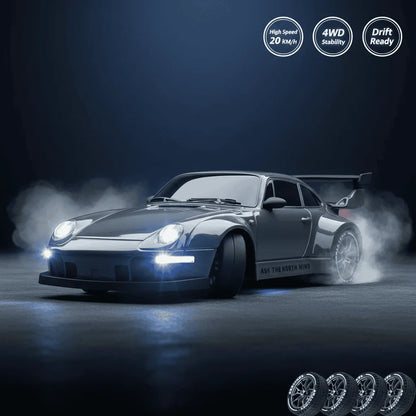 1.24 Scale High-Speed Porsche 4WD RC Drift Car 20KMH