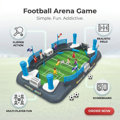 Football Arena Tabletop Battle Game – Two Player Interactive Family Fun Game