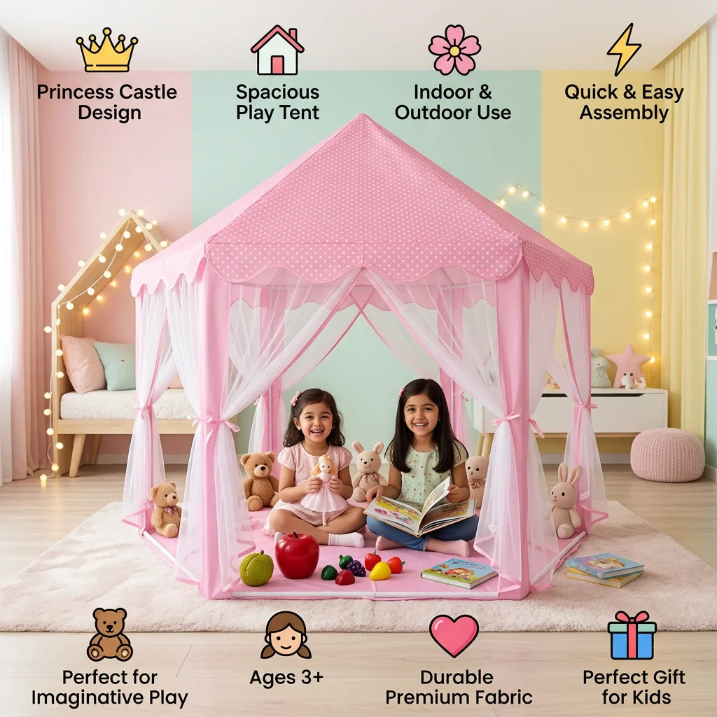 Princess Castle Play Tent House