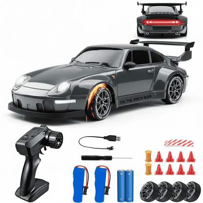 1.24 Scale High-Speed Porsche 4WD RC Drift Car 20KMH
