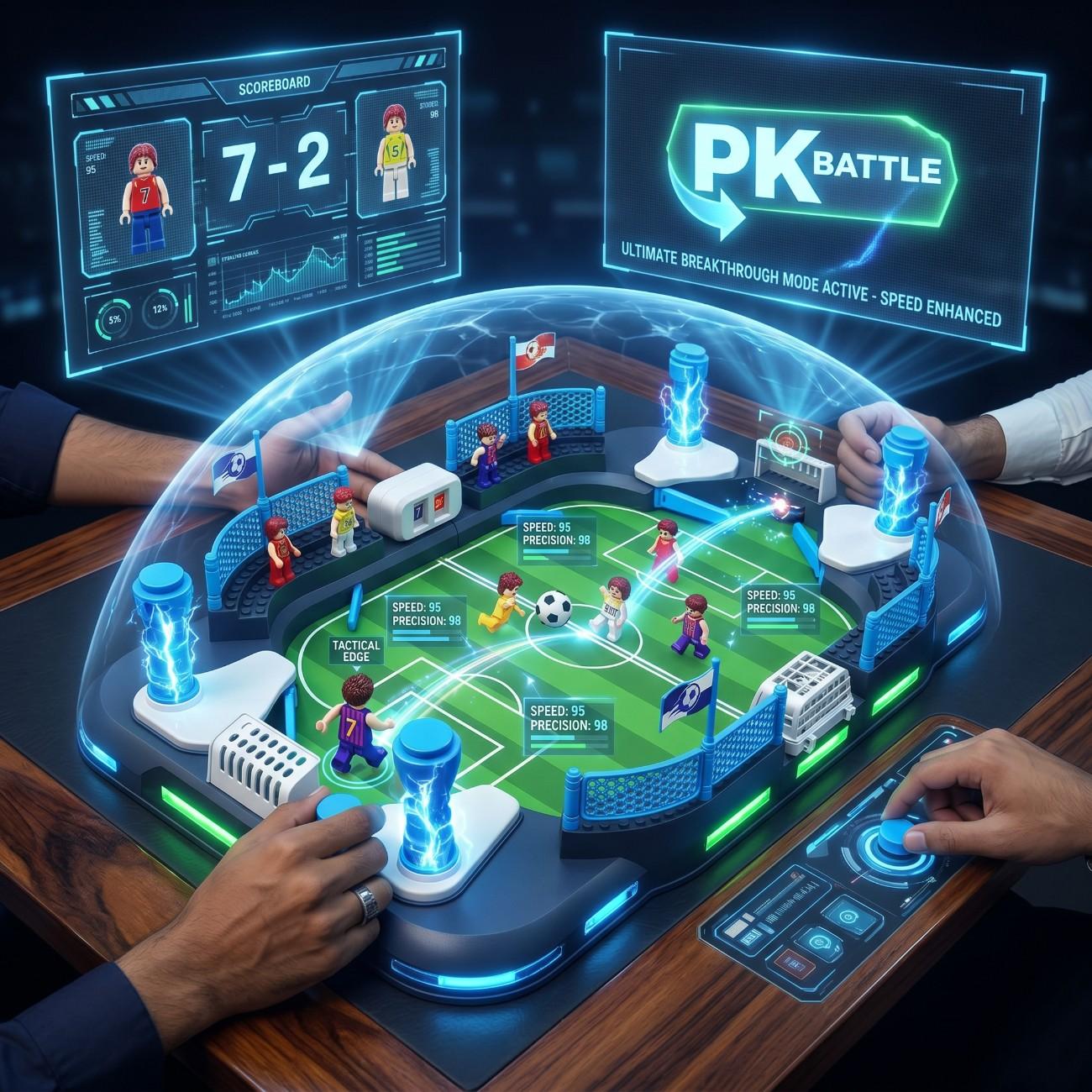 Football Arena Tabletop Battle Game – Two Player Interactive Family Fun Game