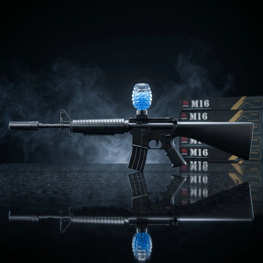 Air Gun 1920 Sniper M16 Replica Automatic Orbeez Gel Blaster with Light Effects