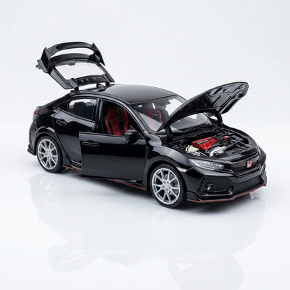 Premium Diecast Honda Civic Type-R Model Car – Collector Edition Alloy (1:24 Scale)