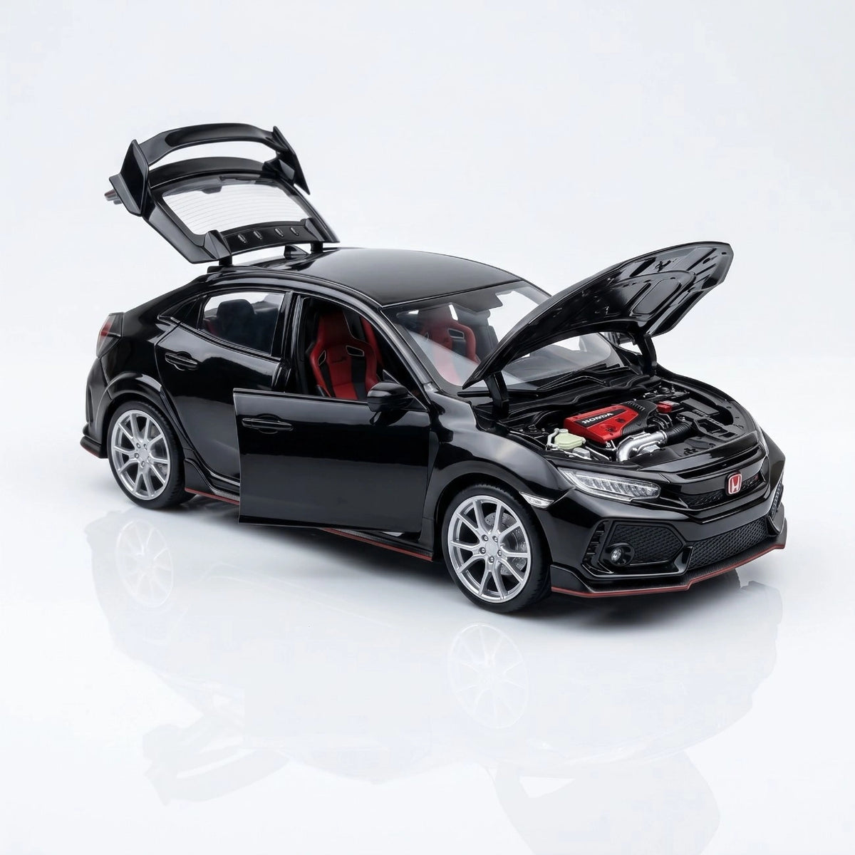 Premium Diecast Honda Civic Type-R Model Car – Collector Edition Alloy (1:24 Scale)