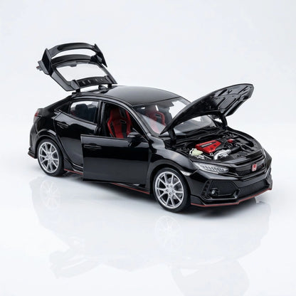 Premium Diecast Honda Civic Type-R Model Car – Collector Edition Alloy (1:24 Scale)