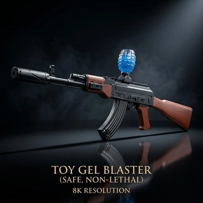 AK-47 Electric Gel Blaster Gun – High-Power Automatic Orbeez Shooter Rifle for Extreme Outdoor Action