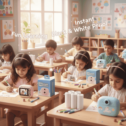 Mini Camera Printer – Instant Digital Camera & Printer for Kids
