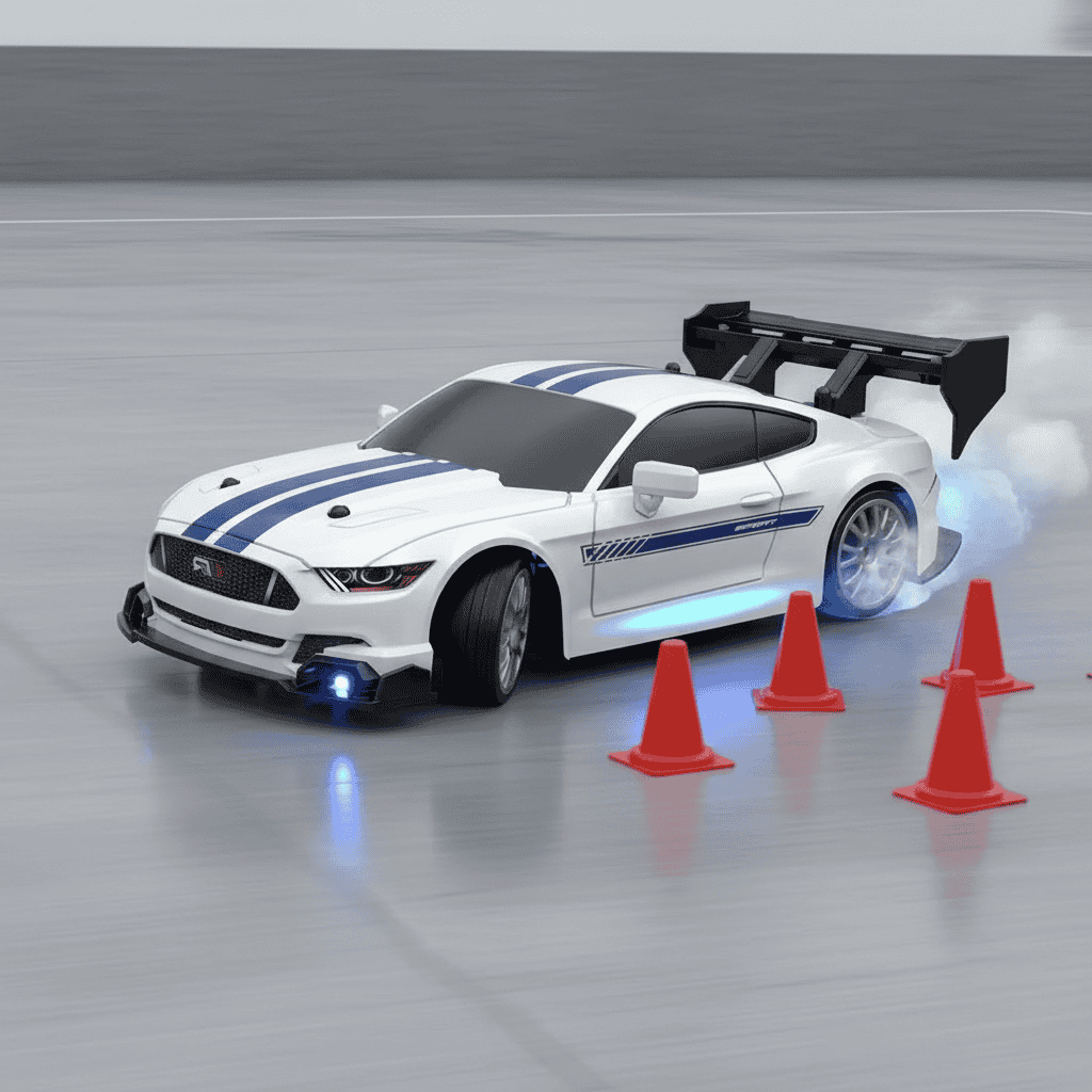 1.24 Scale High-Speed 4WD RC Drift Car 20KMH