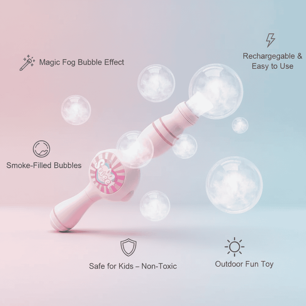 Fog Bubble Machine for Kids