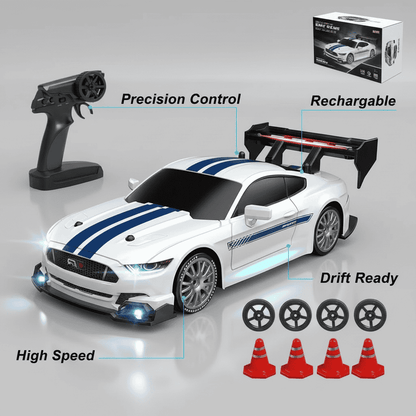 1.24 Scale High-Speed 4WD RC Drift Car 20KMH