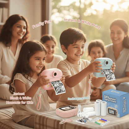 Mini Camera Printer – Instant Digital Camera & Printer for Kids