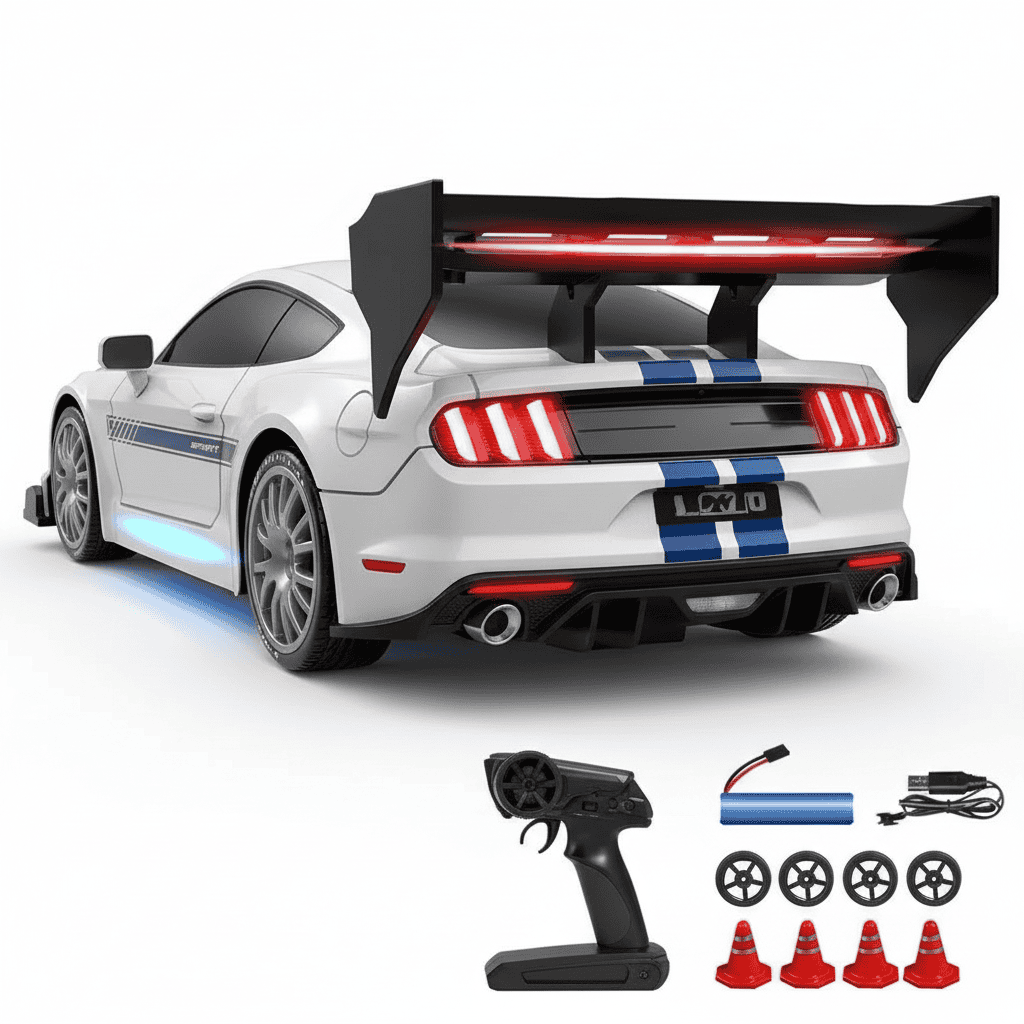 1.24 Scale High-Speed 4WD RC Drift Car 20KMH