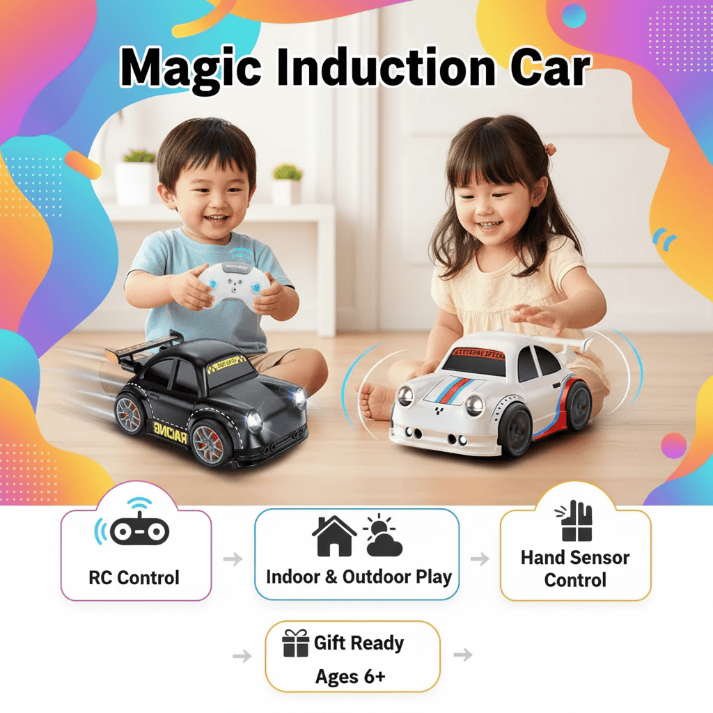 2.4GHz Electric Remote & Induction Controlled Mini Drift Car