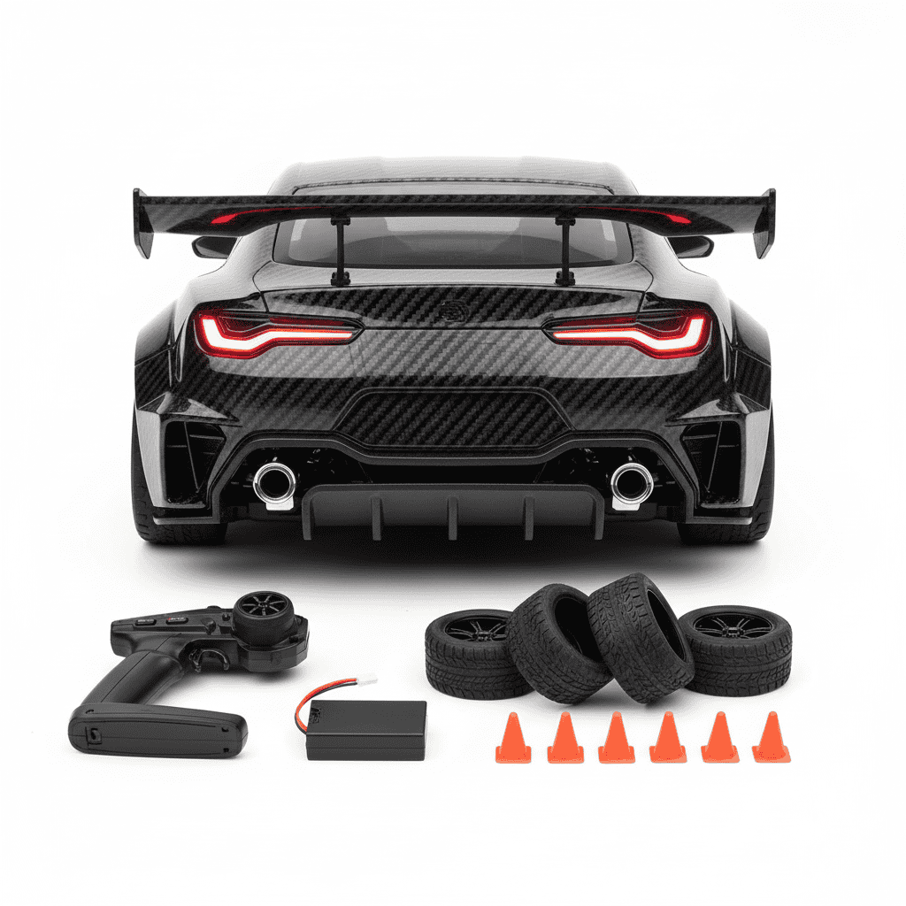 1.24 Scale High-Speed 4WD RC Drift Car 20KMH