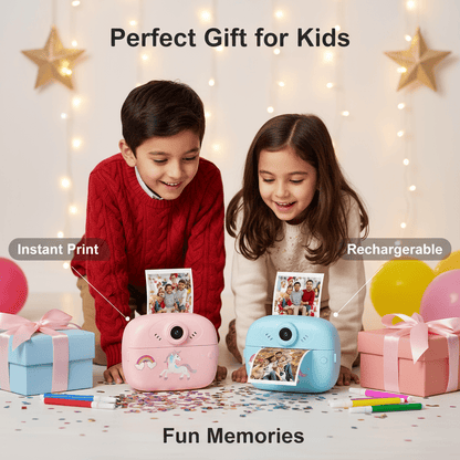 Mini Camera Printer – Instant Digital Camera & Printer for Kids