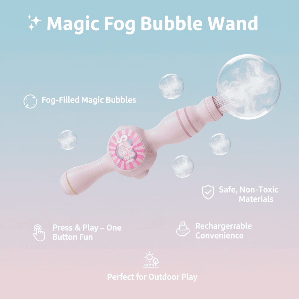 Fog Bubble Machine for Kids