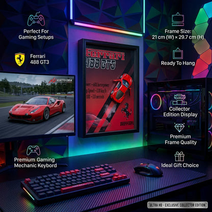 1:32 Diecast Ferrari 448 GT3 3D Frame Model Car