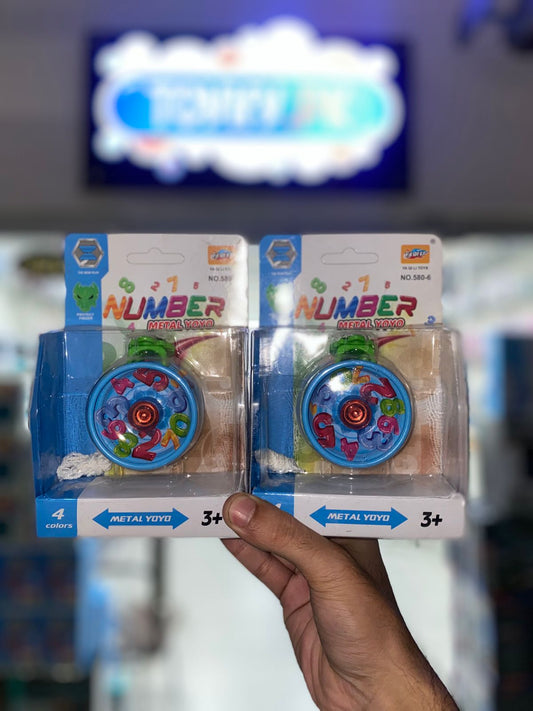 Number Metal Alloy YOYO Toy For Kids