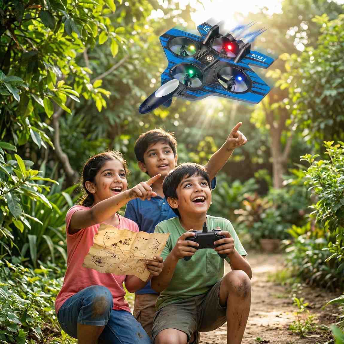 Speedy Fighter Drone - 2.4G Stunt & Hover Quadcopter for Kids