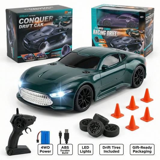 1:24 Scale RC Drift Car – 20KMH High-Speed 4WD Remote Control Racing Car