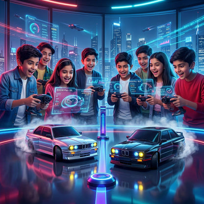High Speed 50KM/H 1:16 4WD RC Drift Car with Gyro & LED Lights