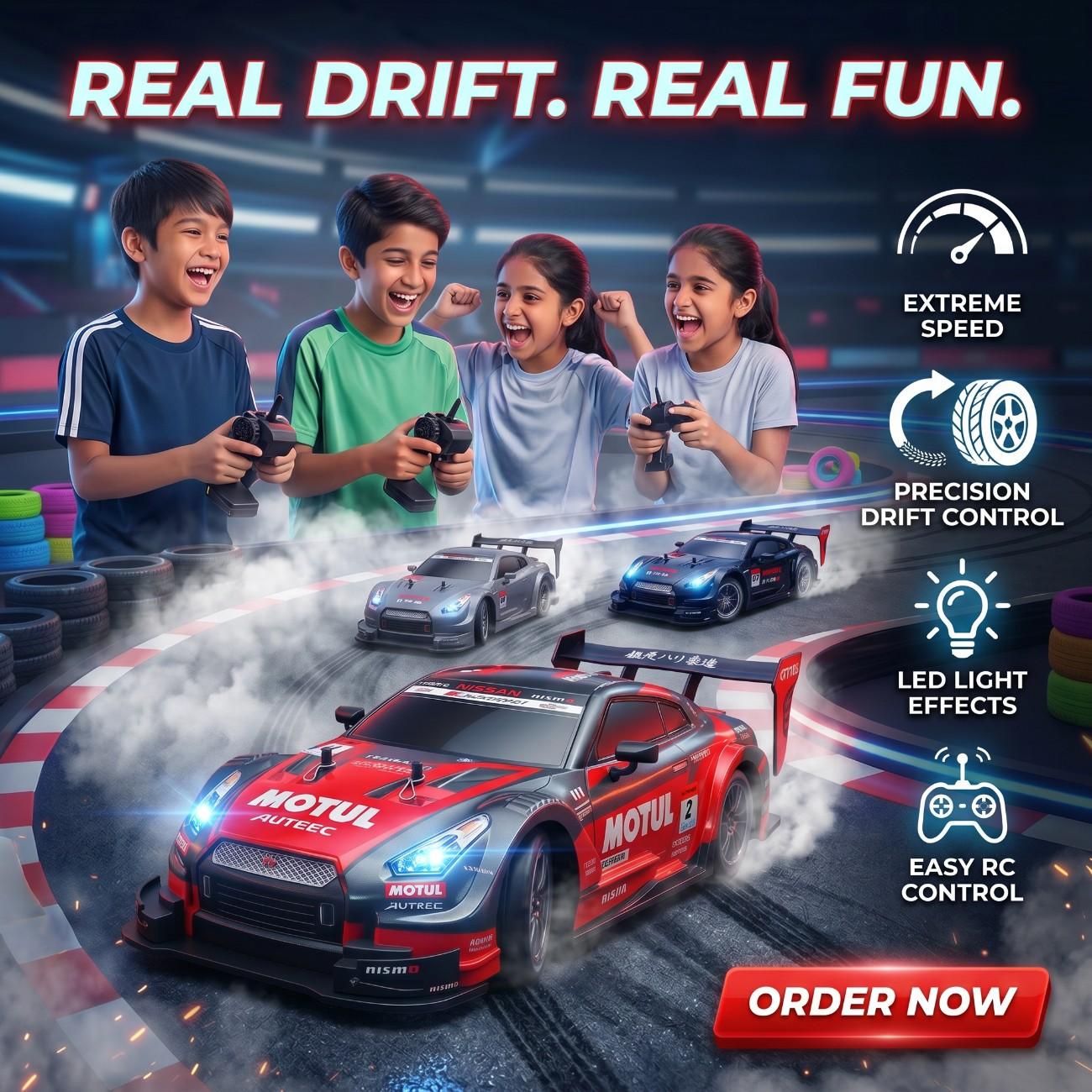 1:16 Nissan Nismo GT-R High-Speed Drift RC Racing Car
