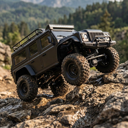 1/16 Scale RC 4WD Trail Truck RTR with 2.4GHz Remote – IPX4 Waterproof