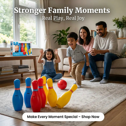 Baby Bowling Game 2-in-1 Educational Toy Set